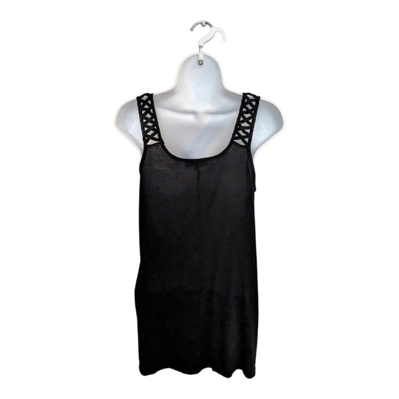 Lily Morgan Button Down  Tank Top Black S - Picture 6 of 8